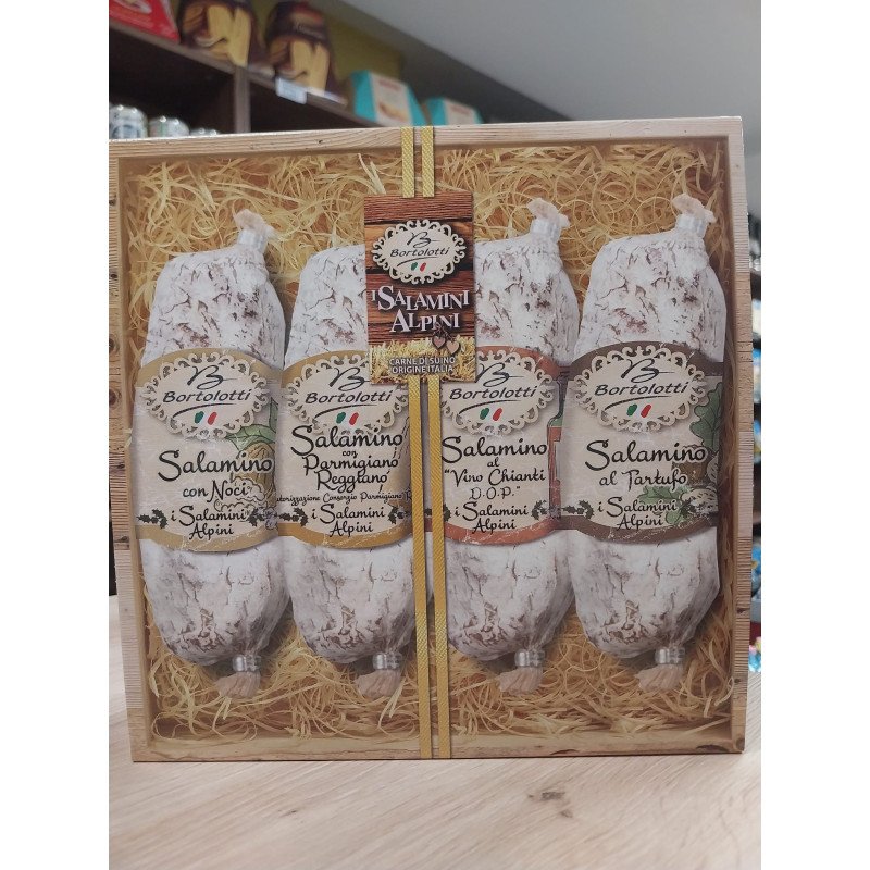 Cassetta Regalo Salamini Bortolotti 4 Gusti | Dolce Vita Minimarkt