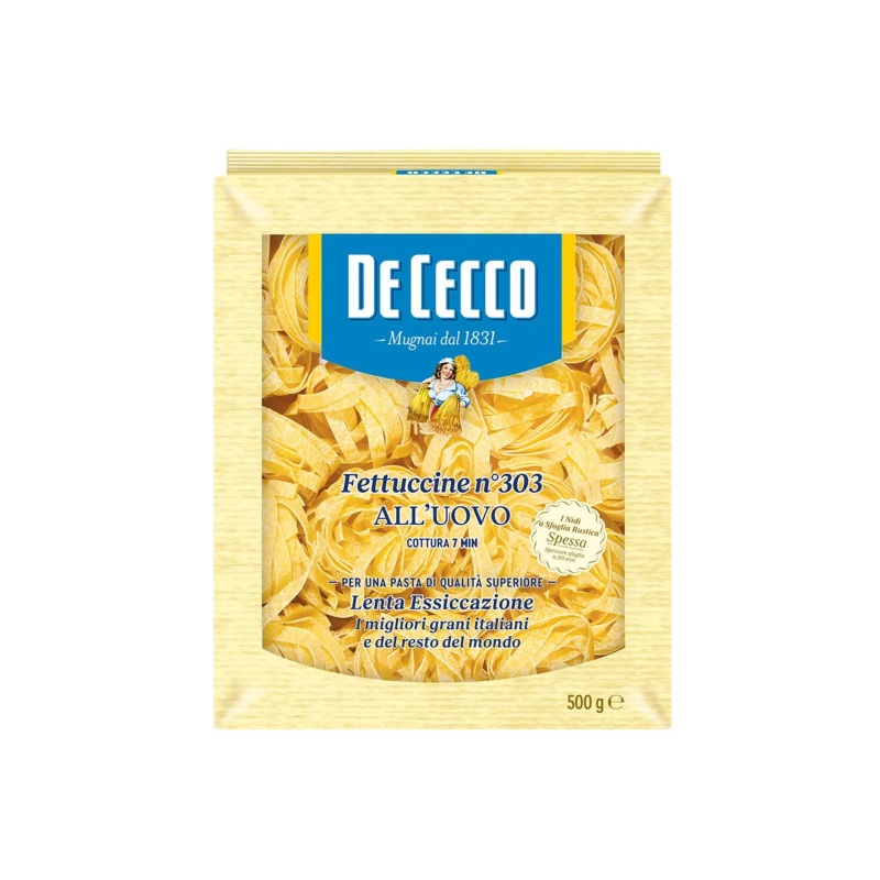 De Cecco All’uovo Fettuccine 500g