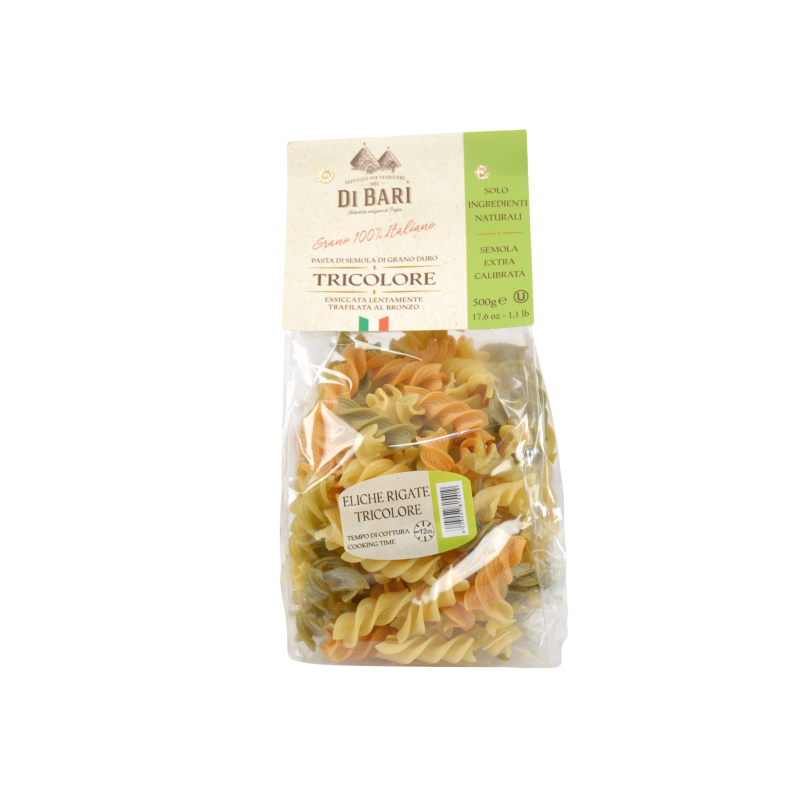 Di Bari Tricolore Eliche Rigate 500g
