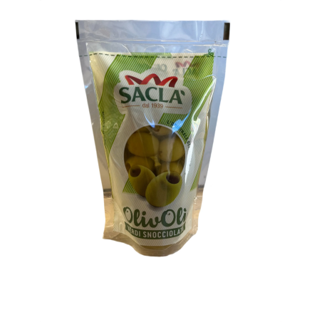Sacla Olivoli Verdi Snocciolata 180g